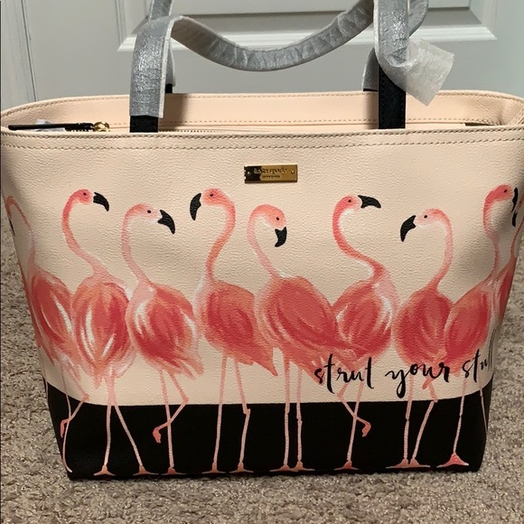 kate spade Handbags - Kate Spade Strut Your Stuff Flamingo Francis Tote